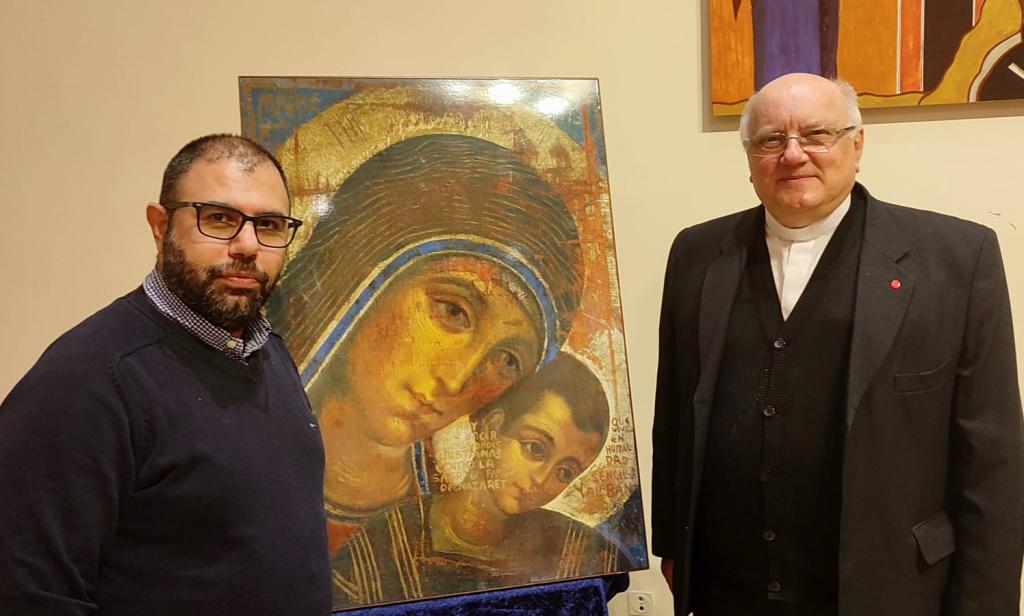 Vienna: Fr. Ihab Nafh Hana met Fr. Andrzej Halemba 